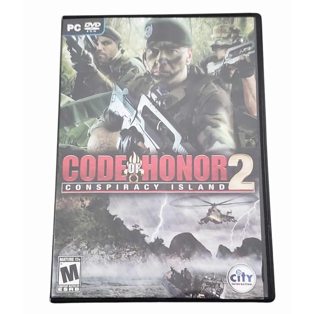 Code of Honor 2 Conspiracy Island PC DVD Rom Disk Computer
